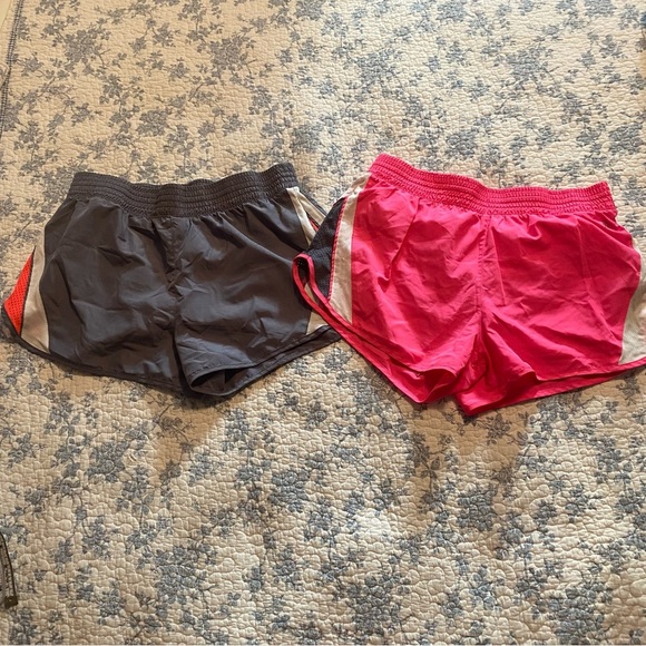 RBX 3” Inseam Hot Pink, Gray, and White Athletic Shorts with Liner Bundle - Picture 1 of 9